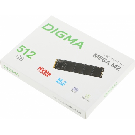 Накопитель SSD Digma 512Gb Mega M2 M.2 2280 - фото 4