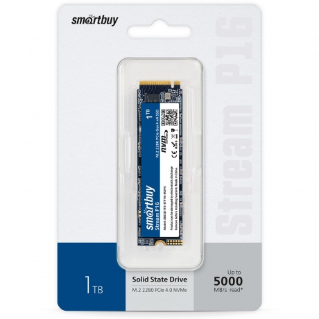 Накопитель SSD SmartBuy Stream P16 1Tb (SBSSD1T0-STP16-M2P4) - фото 2