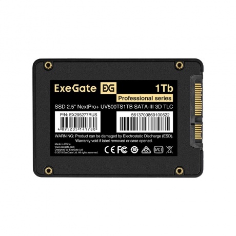 Накопитель SSD ExeGate NextPro+ UV500TS1TB 2.5" 1Tb (EX295277RUS) - фото 3