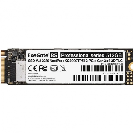 Накопитель SSD ExeGate Next Pro+ Series 512GB (EX282322RUS) - фото 1
