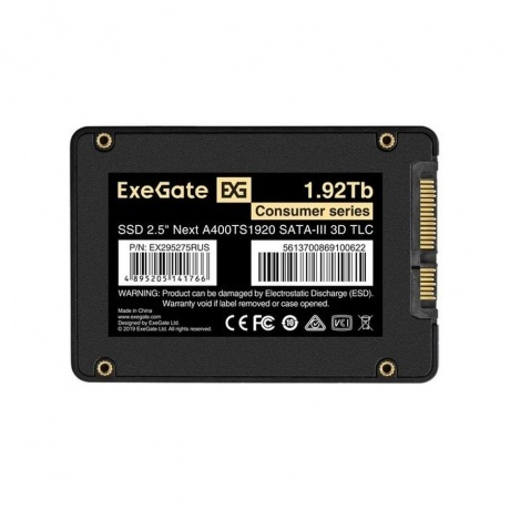 Накопитель SSD ExeGate Next A400TS1920 1.92Tb (EX295275RUS) - фото 3