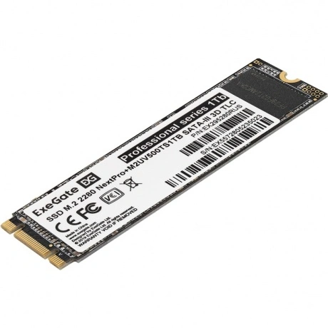 Накопитель SSD ExeGate M.2 2280 NextPro+ M2UV500TS1TB 1Tb (EX295...