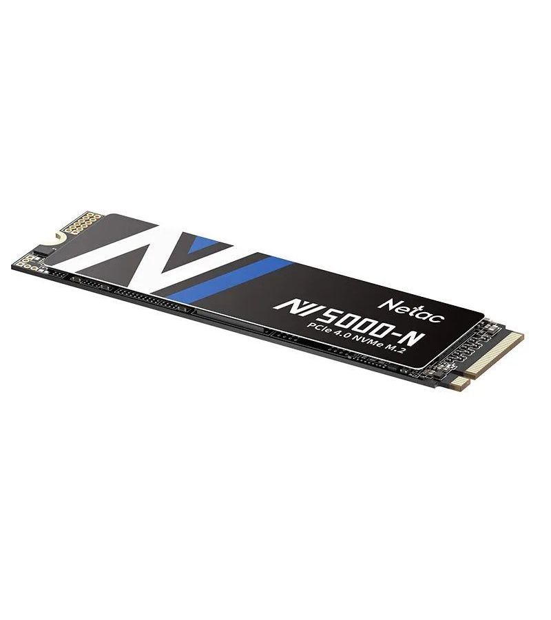 Накопитель SSD Netac NV5000-N M.2 2280 NVMe 2TB (NT01NV5000N-2T0-E4X) жесткий диск ssd m 2 500gb netac nv5000 r5000 w4400mb s pci e 4 0 x4 2280 nt01nv5000 500 e4x 350 tbw
