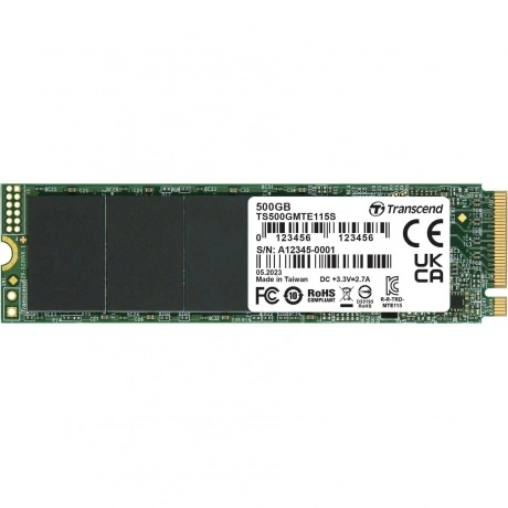 Накопитель SSD M.2 Transcend 500Gb MTE115S (TS500GMTE115S)