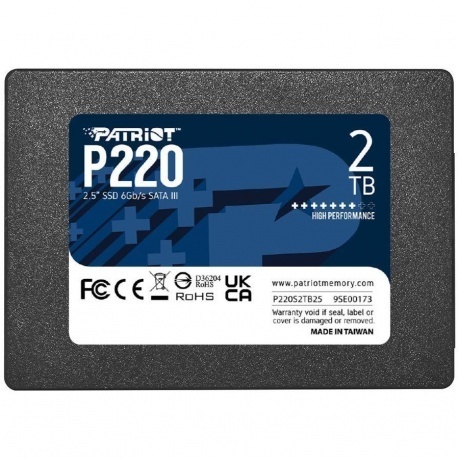 

Накопитель SSD 2.5" Patriot 2.0TB P220 <P220S2TB25>