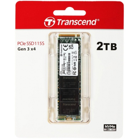 Накопитель SSD M.2 Transcend 2.0Tb MTE115S (TS2TMTE115S) - фото 1