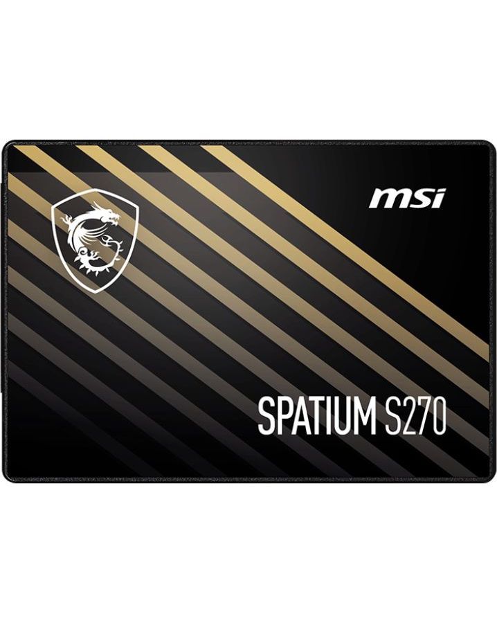 Накопитель SSD MSI SPATIUM S270 960GB (S78-440P130-P83) твердотельный накопитель msi spatium s270 960gb s78 440p130 p83