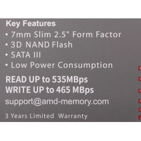 Накопитель SSD AMD Radeon R5 1024GB (R5SL1024G) - фото 6