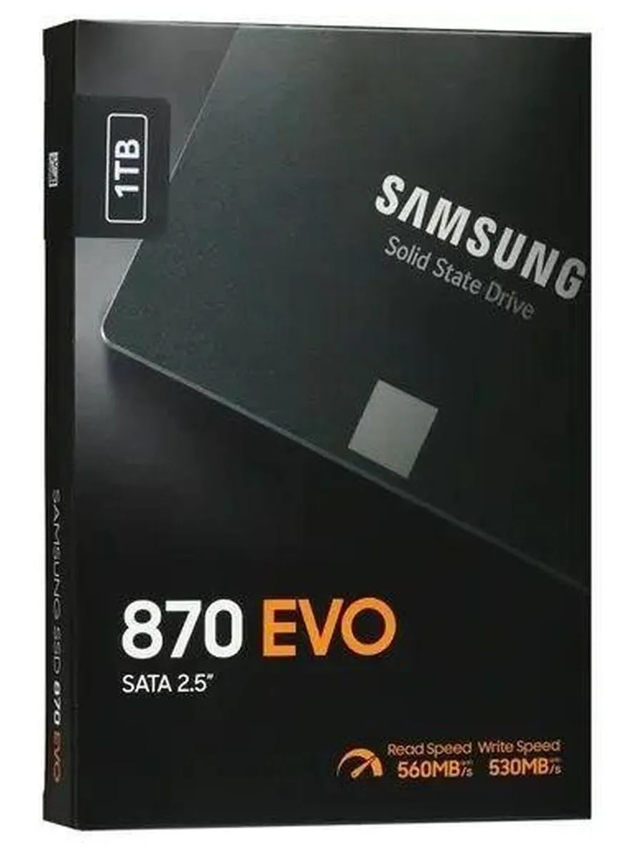 Накопитель SSD Samsung 870 EVO 1TB (MZ-77E1T0B/EU) - фото 14