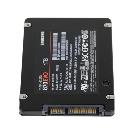 Накопитель SSD Samsung 870 EVO 1TB (MZ-77E1T0B/EU) - фото 8