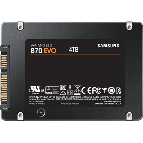 Накопитель SSD Samsung 870 EVO 4TB (MZ-77E4T0B/EU) - фото 2