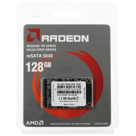 Накопитель SSD AMD Radeon Client 128GB (R5MS128G5) - фото 5