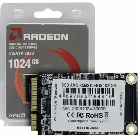 Накопитель SSD AMD Radeon 1024GB (R5MS1024G5) - фото 3