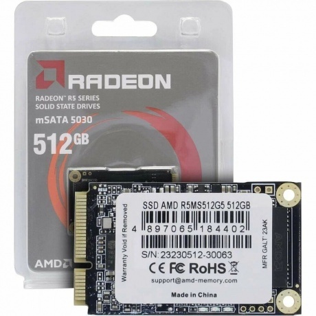 Накопитель SSD AMD Radeon Client 512GB (R5MS512G5) - фото 3