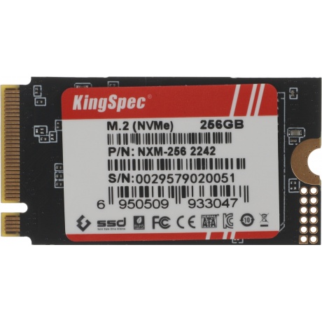 Накопитель SSD KingSpec 256Gb NXM Series (NXM-256 2242) - фото 3