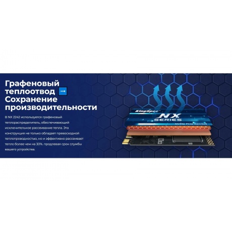 Накопитель SSD KingSpec 512Gb NXM Series (NXM-512 2242) - фото 6