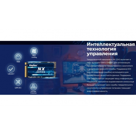 Накопитель SSD KingSpec 512Gb NXM Series (NXM-512 2242) - фото 9