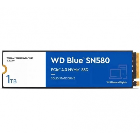 Накопитель SSD WD Blue SN580 1000GB M.2 (WDS100T3B0E) - фото 1