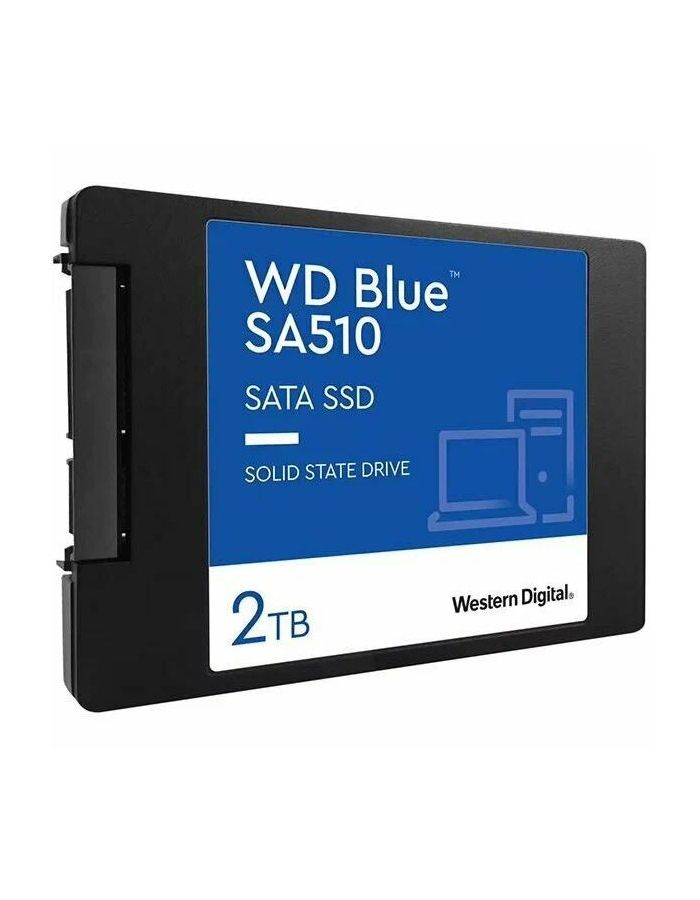 Накопитель SSD WD Blue 2.5 2TB Blue (WDS200T3B0A) накопитель ssd wd 2tb black wds200t2x0e