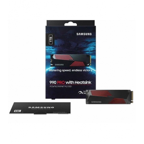 Накопитель SSD Samsung 990 PRO Black M.2 2280 1TB (MZ-V9P1T0CW) - фото 3
