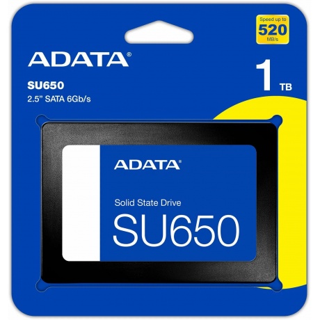 Накопитель SSD A-Data 2.5&quot; 1TB SATA III  ASU650SS-1TT-R Ultimate SU650 3D NAND - фото 3