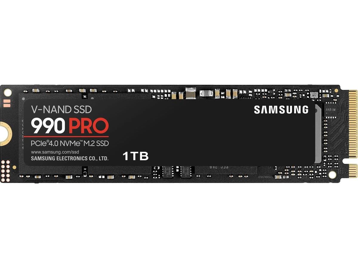 Накопитель SSD Samsung 1TB 990 PRO Black (MZ-V9P1T0B/AM) MZ-V9P1T0B/AM - фото 1