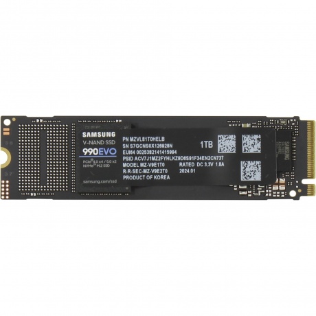 Накопитель SSD Samsung 2000Gb 990 EVOl (MZ-V9E2T0BW) - фото 2