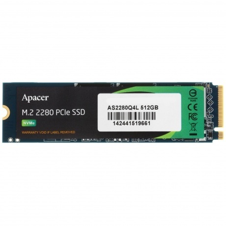 

накопитель M.2 NVMe Apacer AS2280Q4L 512 ГБ [AP512GAS2280Q4L-1]