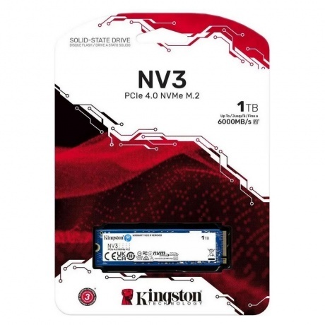 SSD диск Kingston NV3 1TB (SNV3S/1000G) - фото 1