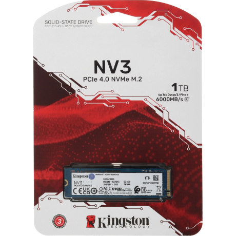 Накопитель SSD Kingston NV3 1TB (SNV3S/1000G)