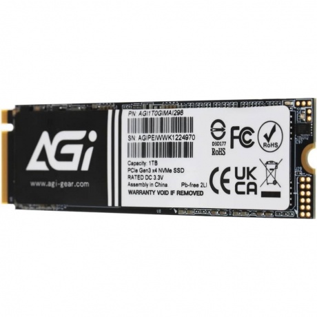 Накопитель SSD AGi 1Tb (AGI1T0GIMAI298-CB) - фото 2