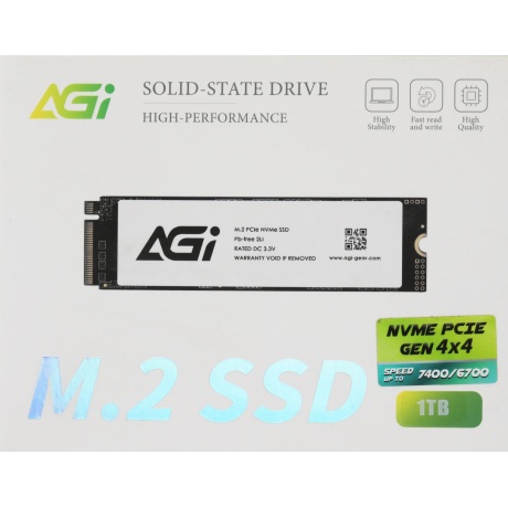 Накопитель SSD AGi 1Tb (AGI1T0G44AI828-CB) - фото 11