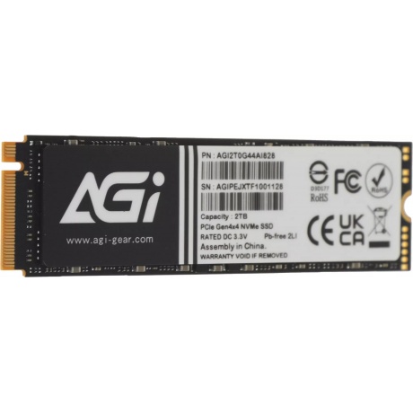 

Накопитель SSD AGi 2Tb (AGI2T0G44AI828-CB)