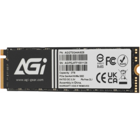 Накопитель SSD AGi 2Tb (AGI2T0G44AI828-CB) - фото 7