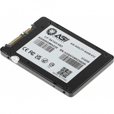 Накопитель SSD AGi SATA-III 512Gb (AGI500GIMAI238-CB) - фото 5
