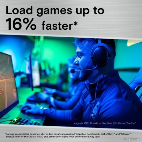 Накопитель SSD Crucial 1Tb T500 (CT1000T500SSD8) - фото 7