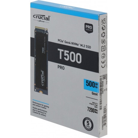 Накопитель SSD Crucial 500Gb T500 (CT500T500SSD8) - фото 5