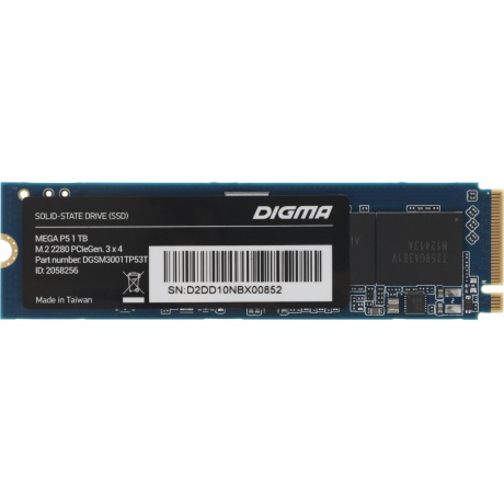 Накопитель SSD Digma 1Tb Mega P5 (DGSM3001TP53T) - фото 3
