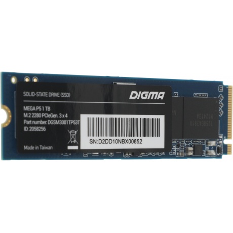 Накопитель SSD Digma 1Tb Mega P5 (DGSM3001TP53T) - фото 4