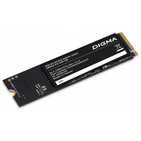 Накопитель SSD Digma 256Gb Mega P5 (DGSM3256GP53T) - фото 2