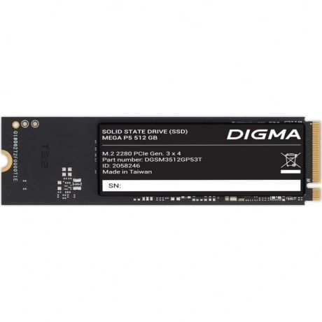Накопитель SSD Digma 512Gb Mega P5 (DGSM3512GP53T)