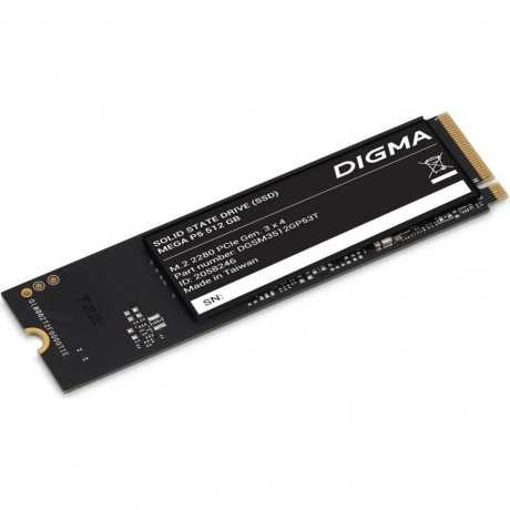 Накопитель SSD Digma 512Gb Mega P5 (DGSM3512GP53T) - фото 4