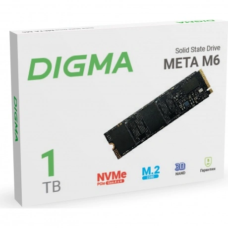 Накопитель SSD Digma 1Tb Meta M6 (DGSM4001TM63T)