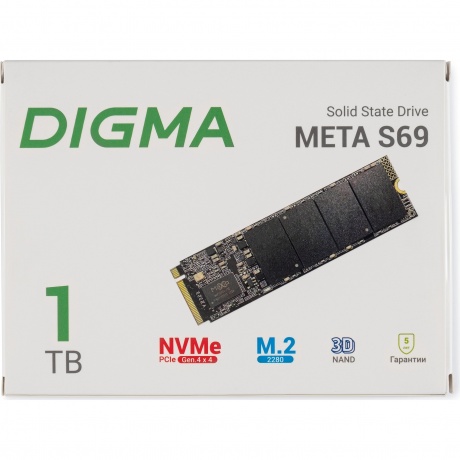 Накопитель SSD Digma 1Tb Meta S69 (DGSM4001TS69T) - фото 9