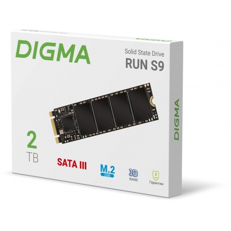 Накопитель SSD Digma SATA-III 2Tb Run S9 (DGSR1002TS93T) - фото 12