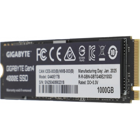 Накопитель SSD Gigabyte 1000Gb 4000E (G440E1TB) - фото 2