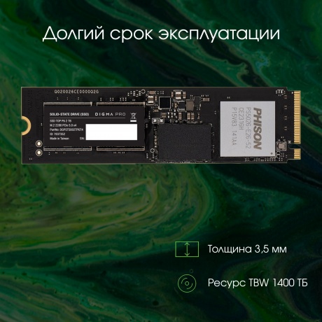 Накопитель SSD Digma Pro 2000Gb Top P6 (DGPST5002TP6T4) - фото 11
