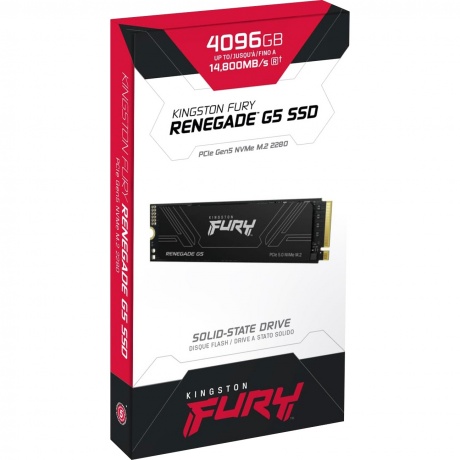 Накопитель SSD Kingston 4Tb Fury Renegade (SFYR2S/4T0) - фото 4