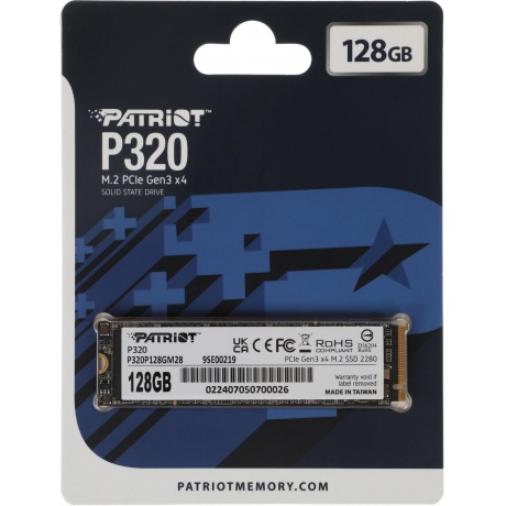 Накопитель SSD Patriot 128GB (P320P128GM28) - фото 5
