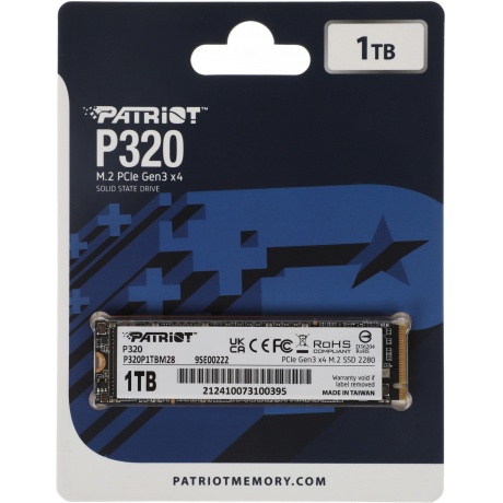 Накопитель SSD Patriot 1Tb (P320P1TBM28) - фото 5